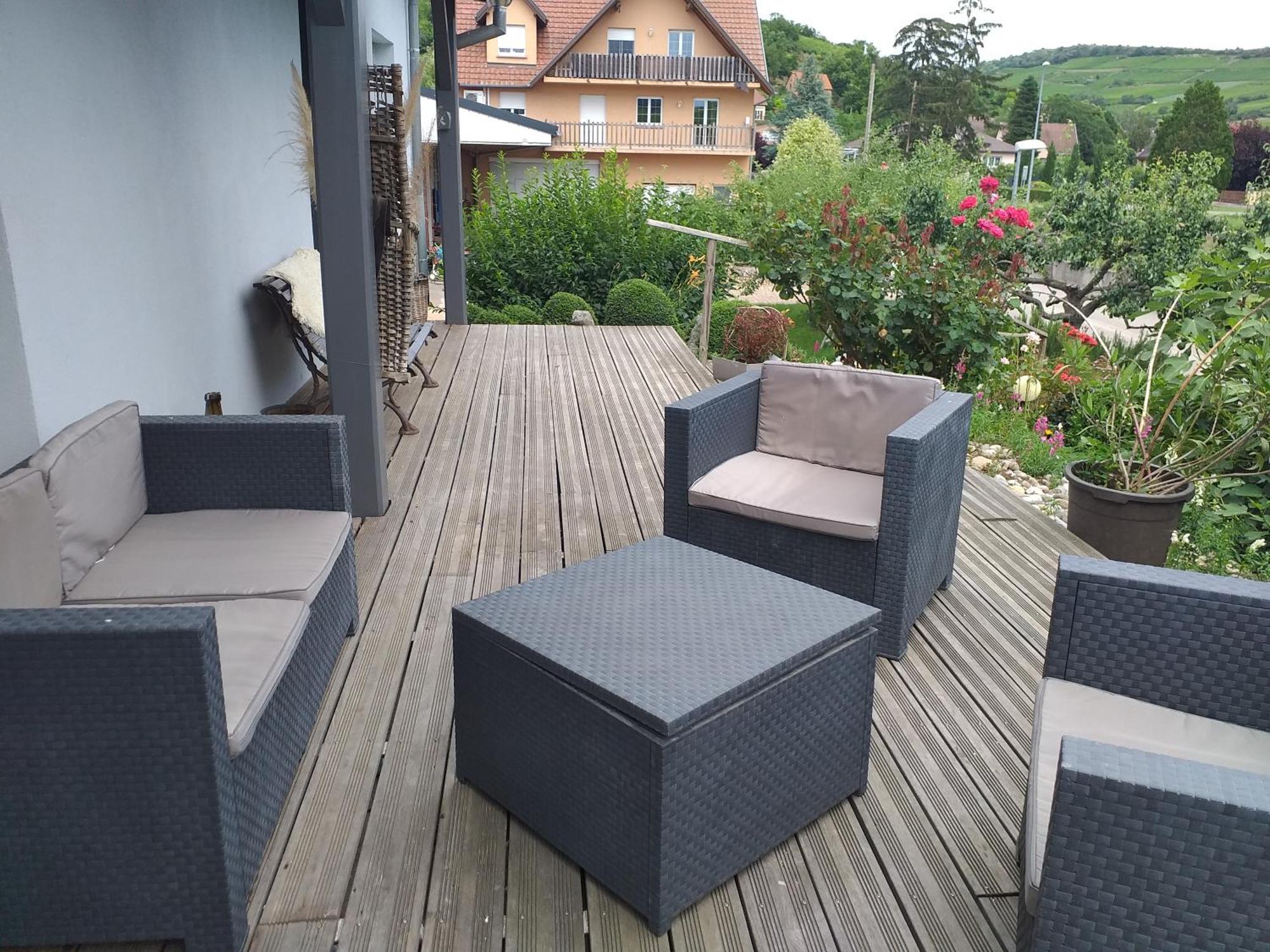 Gite Dans Vignoble Alsacien Westhalten Exterior foto